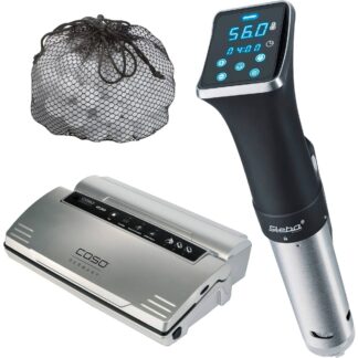 SV80 WiFi Sous Vide + Caso VC 200 vakuumpackare
